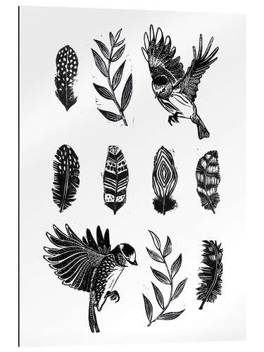 Galleritryk Feathers and birds