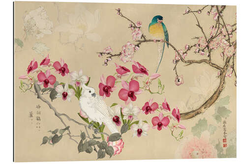 Cuadro de plexi-alu Chinoiserie with birds II