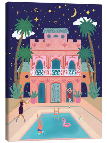 Canvas print Dream Palace by night
