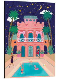 Magnettafel Traum-Palast bei Nacht