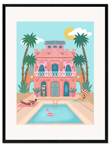 Framed art print Dream Palace by day