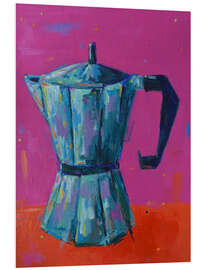 PVC-tavla The coffee pot