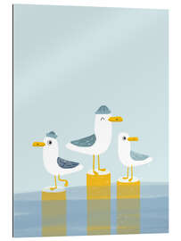 Tableau en plexi-alu Hey you seagulls