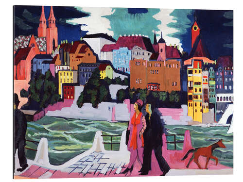 Gallery print View of Basel & The Rhine