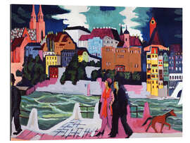 Gallery print View of Basel &amp; The Rhine