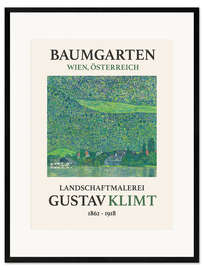 Framed art print Litzlberg on the Attersee, Baumgarten Edition