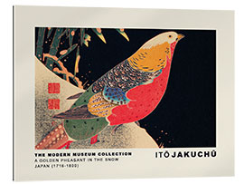 Gallery print A Golden Pheasant in the Snow, Ito Jakuchu