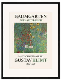 Gerahmter Kunstdruck Sonnenblumengarten, Baumgarten Edition