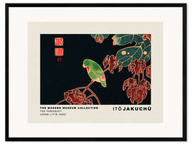 Gerahmter Kunstdruck The Paroquet, Ito Jakuchu