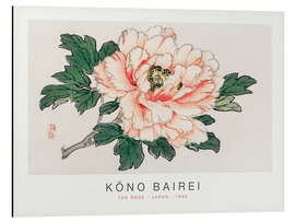 Aluminium print The Rose, Kono Bairei, 1895