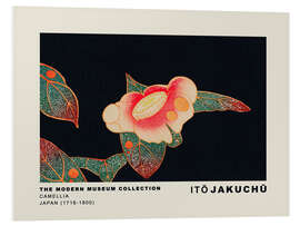 Foam board print Camellia, Ito Jakuchu