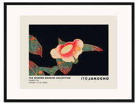 Gerahmter Kunstdruck Camellia, Ito Jakuchu
