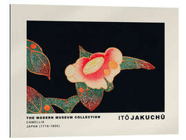 Tableau en plexi-alu Camellia, Ito Jakuchu