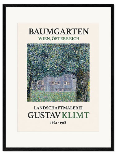 Ingelijste kunstdruk The Farmhouse, Baumgarten Edition