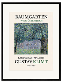 Ingelijste kunstdruk The Farmhouse, Baumgarten Edition