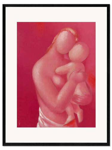 Framed art print Mother and Baby