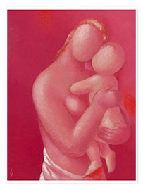 Poster  Mère et bébé - Mikuláš Galanda