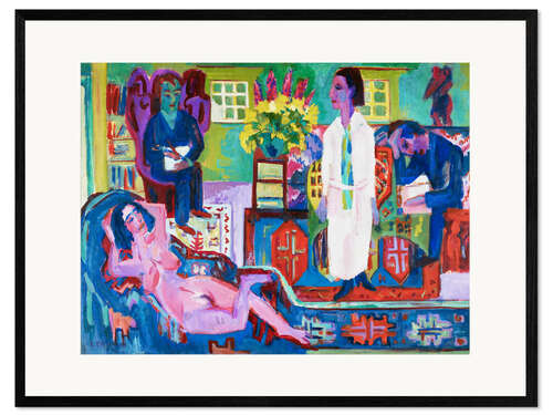 Gerahmter Kunstdruck Moderne Bohème