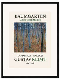 Gerahmter Kunstdruck Buchenhain, Baumgarten Edition