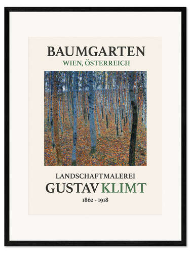 Framed art print Beech Grove, Baumgarten Edition