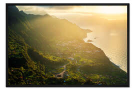 Gerahmter Kunstdruck An der Küste auf Madeira
