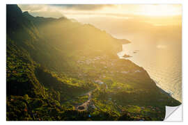 Selvklebende plakat At the coast of Madeira