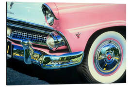 Magnettafel Pink Vintage Oldtimer