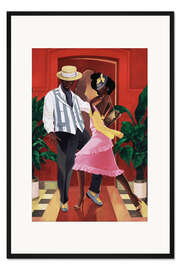 Gerahmter Kunstdruck Ausgehen &amp; Tanzen III