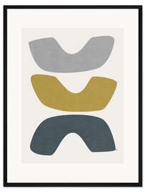 Gerahmter Kunstdruck Trilogy