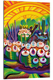 Magnettafel Sonnenaufgang in der Wüste II