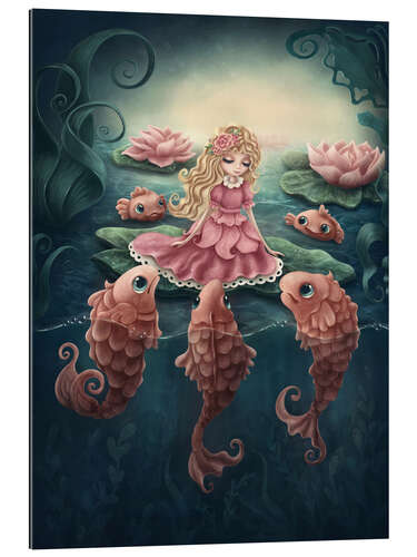 Galleriprint Thumbelina speaks to the fish