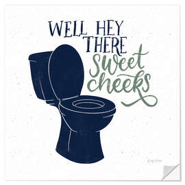 Wall sticker Well, Hey There Sweet Cheeks - Becky Thorns