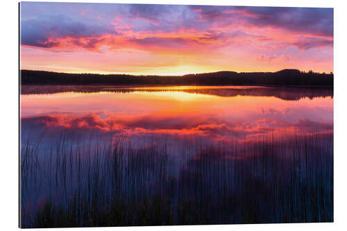 Galleriprint Sunrise at the lake