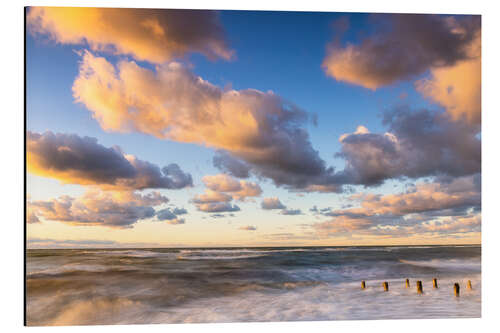 Aluminium print Cloudy sky over the Baltic Sea