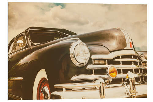 Foam board print The Classic 50s American Car