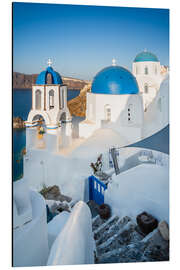 Magnettafel Erinnerungen an Santorini