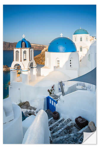 Naklejka na ścianę Memories of Santorini