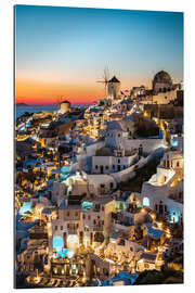 Gallery print A beautiful night in Santorini II