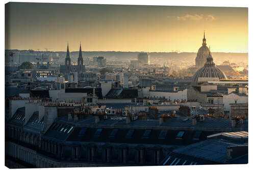 Canvas print The first morning light, Paris