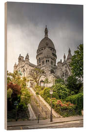 Puutaulu Clouds over Sacre Coeur, Paris