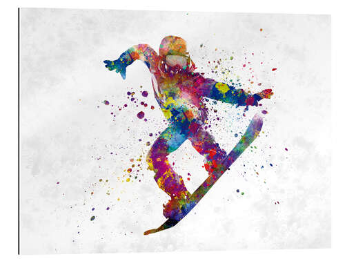 Tableau en plexi-alu Snowboarder V