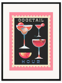 Gerahmter Kunstdruck Cocktail Hour