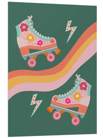 Foam board print Fancy Roller Skates