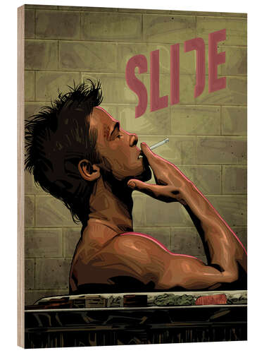 Hout print Slide, Fight Club