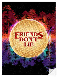 Selvklæbende plakat Friends Don't Lie, Stranger Things