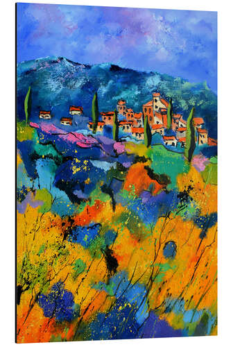 Tableau en aluminium Un petit village de Provence