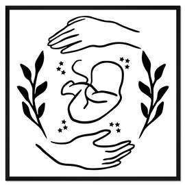 Gerahmter Kunstdruck Motherhood