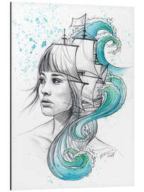 Magnettafel Wanderlust - Setz die Segel