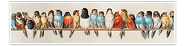 Obraz  A Perch of Birds - Art Couture