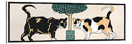 Gallery Print Katzen unter einem Baum
